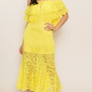 L'atiste Midi Lace Dress